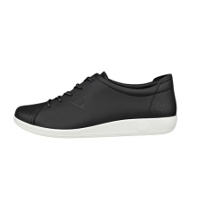 ECCO Soft 2.0 Anniversary Sneakers (ECCO Leather) black ladies