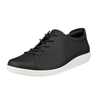 ECCO Soft 2.0 Anniversary Sneakers (ECCO Leather) black ladies