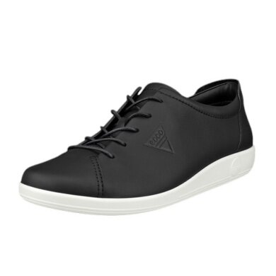ECCO Soft 2.0 Anniversary Sneakers (ECCO Leather) black ladies