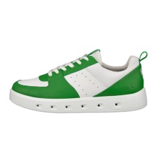ECCO Sneaker Street 720 GTX (smooth leather, waterproof) green/white men's
