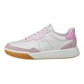 ECCO Sneaker Street Court Lea (Premium Leather) white/pink/purple ladies