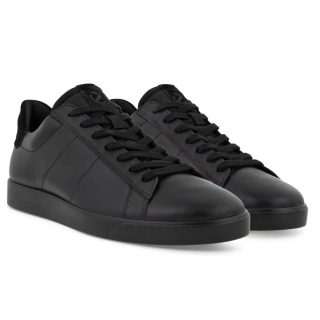 ECCO Sneaker Street Lite (Premium Leather) black men's