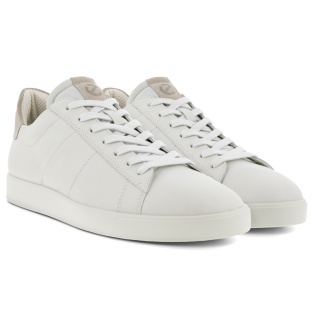 ECCO Sneaker Street Lite (Premium Leather) white men's