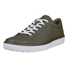 ECCO Soft 60 Sneakers (Premium Leather) Tarmac Brown Men's
