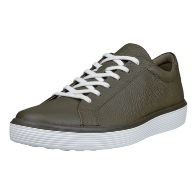 ECCO Soft 60 Sneakers (Premium Leather) Tarmac Brown Men's