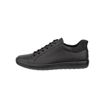 ECCO Soft 7 Easy Slip Low Sneakers (Premium Leather) black ladies