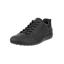 ECCO Soft 7 Easy Slip Low Sneakers (Premium Leather) black ladies