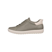 ECCO Soft 7 Easy Slip Low Sneakers (Premium Leather) grey Ladies