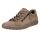 ECCO Soft 7 Side Zip Lace Sneakers (Premium Full-Grain Leather) brown ladies