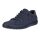 ECCO Soft 7 Side Zip Lace Sneakers (Premium Full-Grain Leather) navy blue ladies