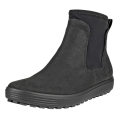 ECCO Soft 7 Tred Chelsea GTX Ankle Boots (Nubuck Leather, Waterproof) Black Ladies