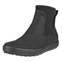 ECCO Soft 7 Tred Chelsea GTX Ankle Boots (Nubuck Leather, Waterproof) Black Ladies