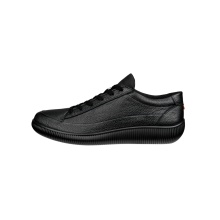 ECCO Soft Zero WP Sneakers (Premium Leather, Waterproof) black men's