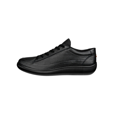 ECCO Soft Zero WP Sneakers (Premium Leather, Waterproof) black men's