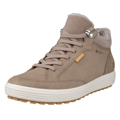 ECCO Winter Shoes Soft 7 Tred GTX (Nubuck Leather, Waterproof) Light Brown Ladies