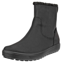 ECCO Soft 7 Tred Warm Winter Boots (Nubuck Leather) black ladies