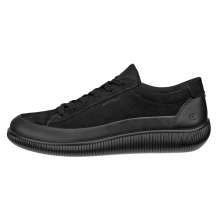 ECCO Soft Zero WP Sneakers (Premium Leather, Waterproof) black ladies