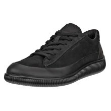 ECCO Soft Zero WP Sneakers (Premium Leather, Waterproof) black ladies