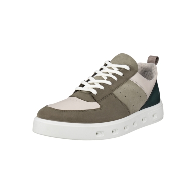 ECCO Sneaker Street 720 GTX (smooth leather, waterproof) grey/multicoloured men's