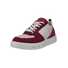 ECCO Sneaker Street 720 (leather, waterproof) red/white ladies