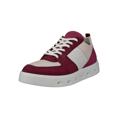 ECCO Sneaker Street 720 (leather, waterproof) red/white ladies