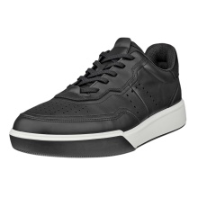 ECCO Street Court Lea Sneakers (Premium Leather) black men's