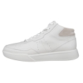 ECCO Everyday Travel Shoes Street Court High-Top (Premium Leather) white Men's