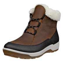 ECCO Trace Lite Ankle Boots (Nubuck Leather, Waterproof) brown/black ladies