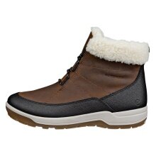 ECCO Trace Lite Ankle Boots (Nubuck Leather, Waterproof) brown/black ladies