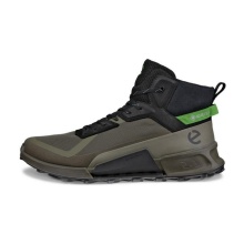 ECCO Biom 2.1 Mountain Mid GTX Hiking Shoes (Premium Nubuck Leather, Waterproof) Dark Green/Black Men's
