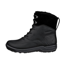 ECCO Winter Boots Trace Lite WP Mid Boot (Nubuck Leather, Waterproof, Warm) Black Ladies