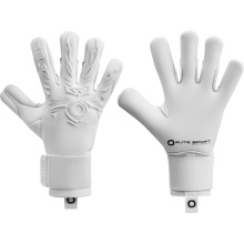 Elite Sport Goalkeeper Gloves Neo Revolution X - 4mm Ultra GTech Pro Latex for exceptional grip - white