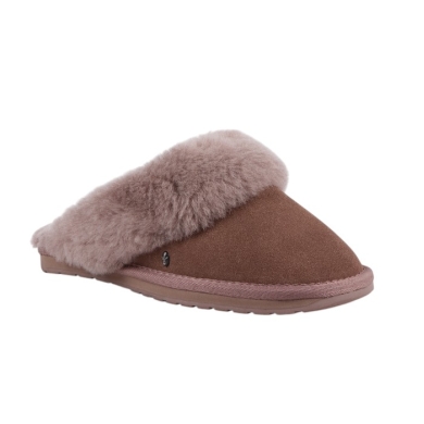 EMU Australia Slippers Jolie (Wildleder, Sheepskin) mocha brown Ladies
