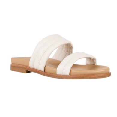 EMU Australia Bondi Sandal (Leather) white/brown ladies