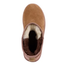 EMU Australia Winter Boots Stinger Micro Patchwork (Lined with Sheepskin) Chestnut/Pink Ladies