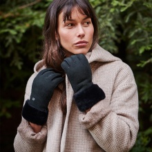 EMU Australia Winter Gloves Apollo Bay - soft lambskin lining - black - 1 pair