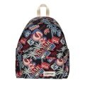 Eastpak Everyday Backpack Padded Pak'r Road To Print Black/Colourful 24 Litres