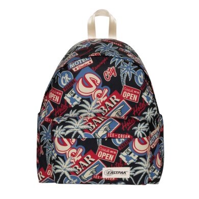 Eastpak Everyday Backpack Padded Pak'r Road To Print Black/Colourful 24 Litres