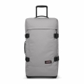 Eastpak Travel Holdall Tranverz M Pebble Grey (78 Litres) with wheels grey