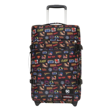 Eastpak Travel Duffle Bag Transit'r S DC Icons (42 Litres) with Wheels black/multi-coloured