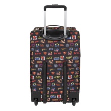 Eastpak Travel Duffle Bag Transit'r S DC Icons (42 Litres) with Wheels black/multi-coloured