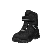 Ecco Winter Boots Snow Mountain (Nubuck Leather/Textile, waterproof) black children