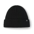 Polar Bear Beanie (Beanie) Salma 2.0 - Merinomix, Ribbed Structure - Black - 1 Piece