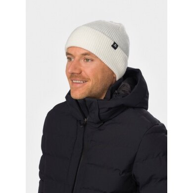 Polar Bear Beanie (Beanie) Salma 2.0 - Merinomix, Rib Structure - White - 1 Piece