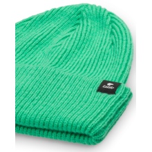 Polar Bear Beanie (Beanie) Salma 2.0 - Merinomix, Ribbed Structure - Green - 1 Piece