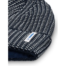 Polar Bear Beanie Sorrak - Merinomix - midnight blue/fjord - 1 piece