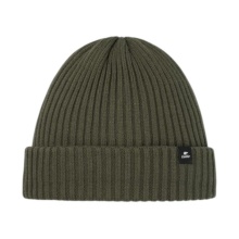 Polar Bear Beanie (Beanie) Ribbed MÜ 2.0 Rib Structure - Dark Green - 1 Piece