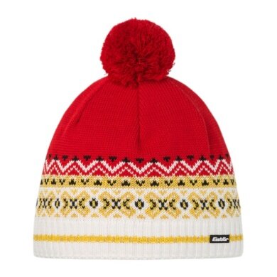 Polar Bear Hat (Pom Pom) Kaiser OS - red/white/yellow - 1 piece
