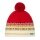 Polar Bear Hat (Pom Pom) Kaiser OS - red/white/yellow - 1 piece