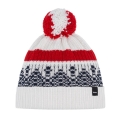 Eisbär Hat (Pom Pom) Norrak - white/navy blue/red